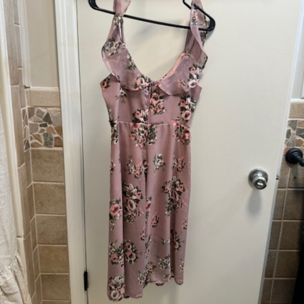 Floral Purple Dress